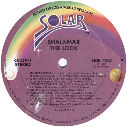 Shalamar : The Look (LP, Album, Spe)