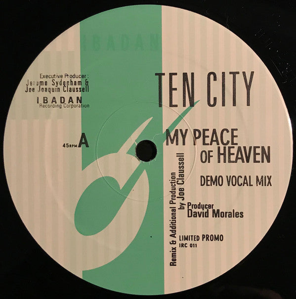 Ten City : My Peace Of Heaven (12", Ltd, Promo)