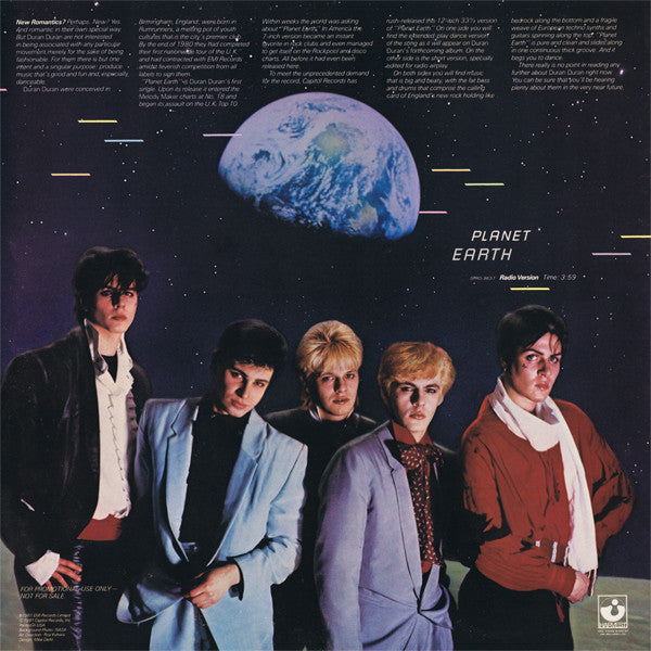 Duran Duran : Planet Earth (12", Promo)
