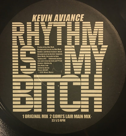 Kevin Aviance : Rhythm Is My Bitch (12")