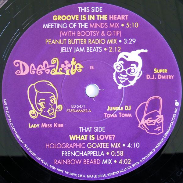 Deee-Lite : Groove Is In The Heart / What Is Love? (12", Promo)