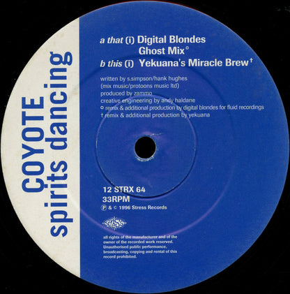 Coyote : Spirits Dancing  (Remixes) (12")