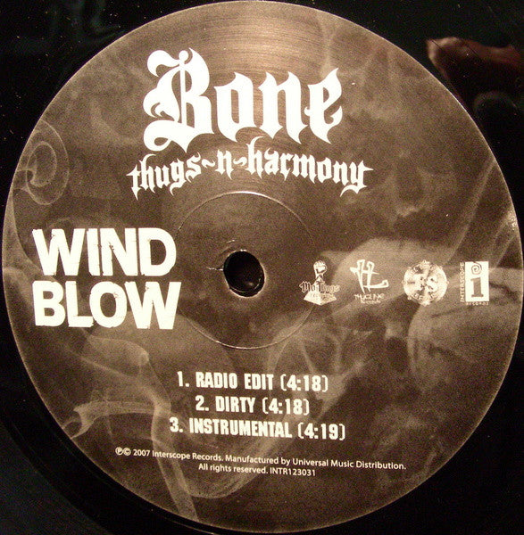 Bone Thugs-N-Harmony : Wind Blow (12", Promo)