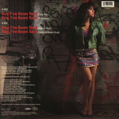 Sa-Fire* : Boy, I've Been Told (12", Single)