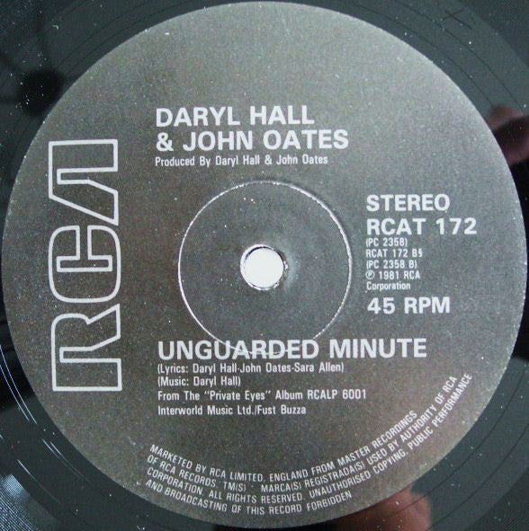 Daryl Hall & John Oates : I Can't Go For That (No Can Do) (12", Single)