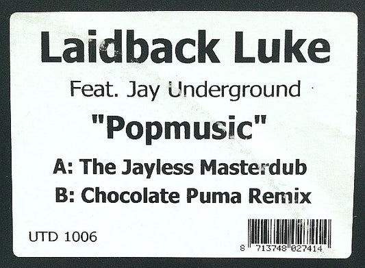 Laidback Luke : Popmusic (12", W/Lbl)