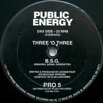 Public Energy : Hemi-Sync (12")