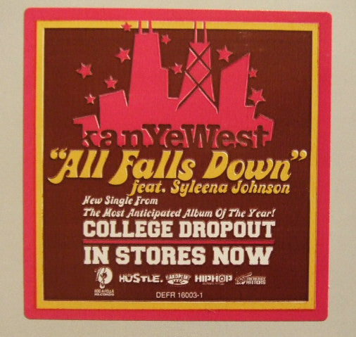 Kanye West : All Falls Down (12", Promo)