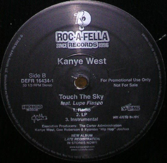 Kanye West : Heard 'Em Say Plus Touch The Sky (12", Promo)