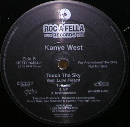Kanye West : Heard 'Em Say Plus Touch The Sky (12", Promo)