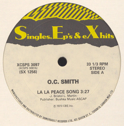 OC Smith / Earth, Wind & Fire : La La Peace Song / Sun Goddess (12")