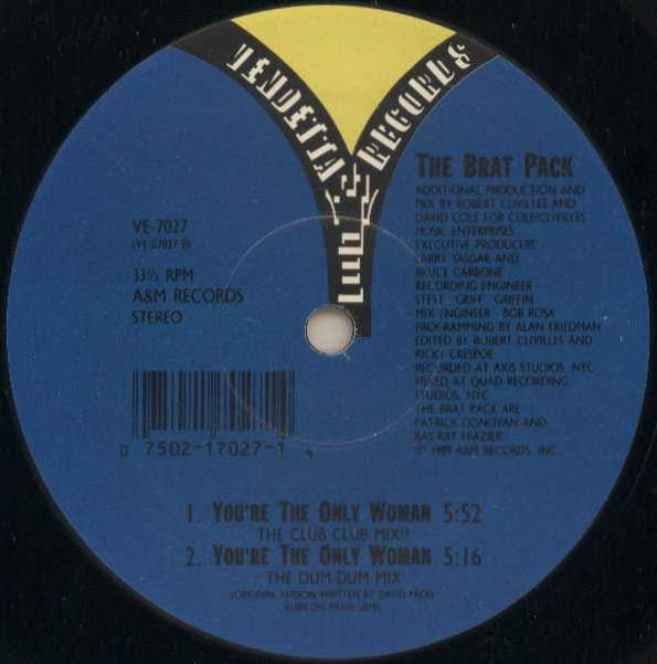 The Brat Pack : You're The Only Woman (12")