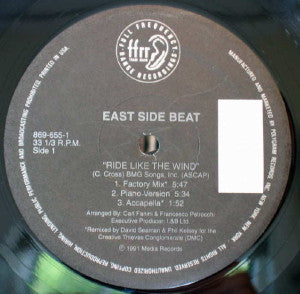 East Side Beat : Ride Like The Wind (12")