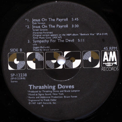 Thrashing Doves : Je$u$ On The Payroll (12", Single)