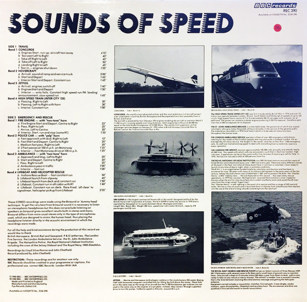 No Artist : Sound Effects No.25 Sounds Of Speed (LP)