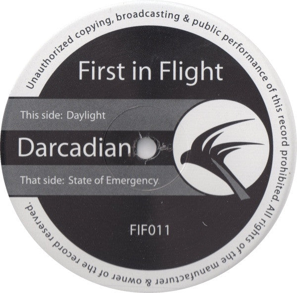 Darcadian : State Of Emergency (12")