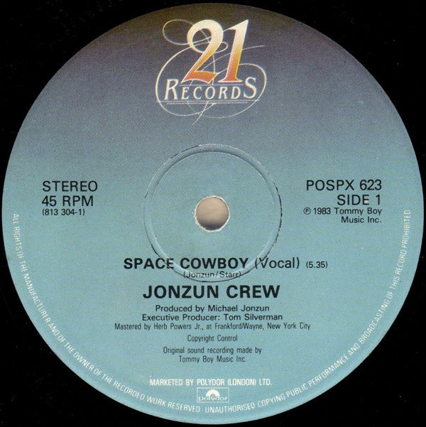Jonzun Crew* : Space Cowboy (12", Single)