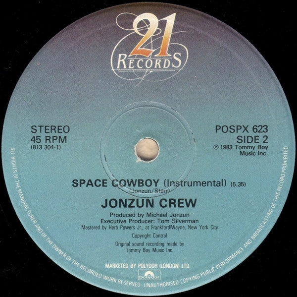 Jonzun Crew* : Space Cowboy (12", Single)