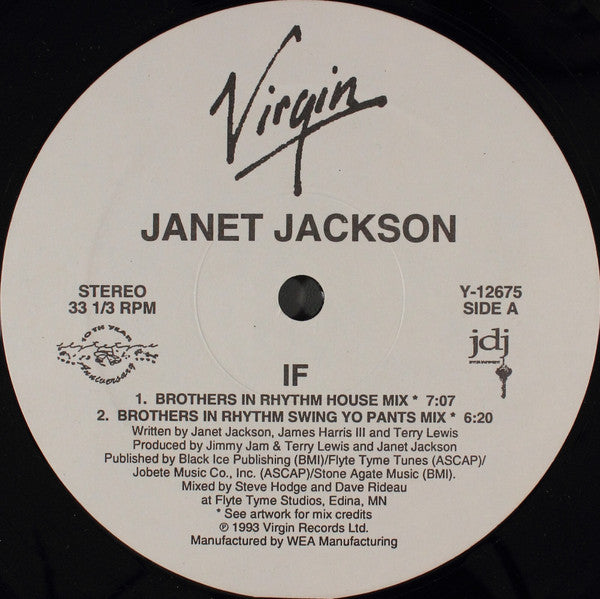 Janet Jackson : If (12")