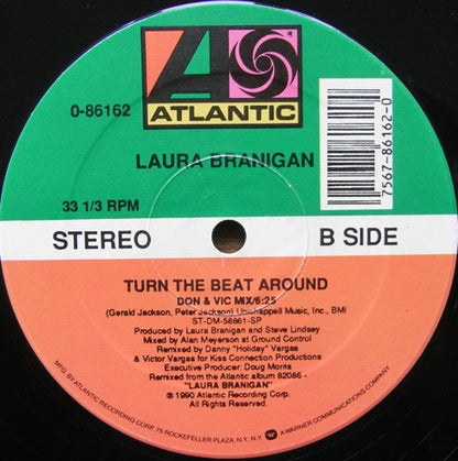 Laura Branigan : Turn The Beat Around (12", Single)