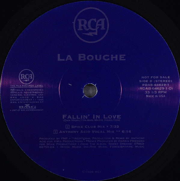 La Bouche : Fallin' In Love (1996 Mixes) (2x12", Promo)