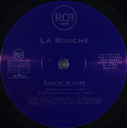La Bouche : Fallin' In Love (1996 Mixes) (2x12", Promo)