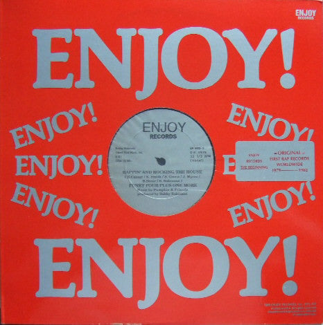 Funky Four Plus One More* : Rappin' And Rocking The House (12", M/Print, RE)