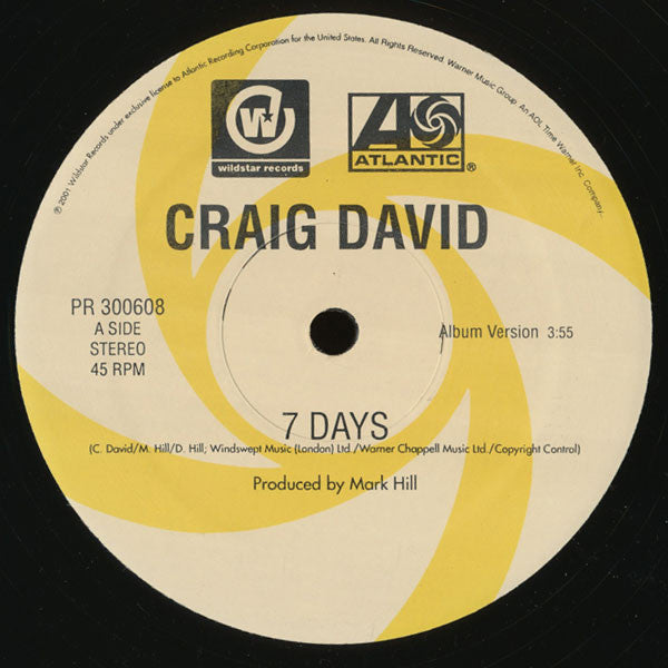Craig David : 7 Days (12")