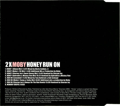 Moby : Honey And Run On (CD, Maxi)