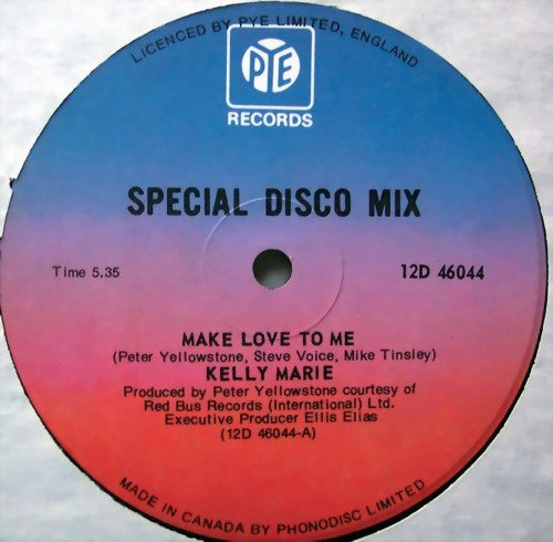 Kelly Marie : Make Love To Me (Special Disco Mix) (12")