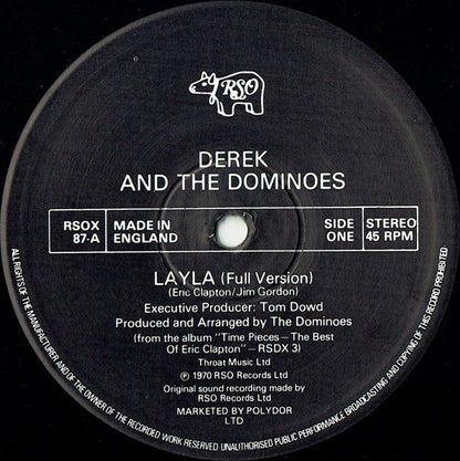 Derek & The Dominos / Eric Clapton : Layla / Wonderful Tonight (Live Version) (12")