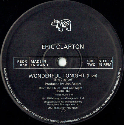 Derek & The Dominos / Eric Clapton : Layla / Wonderful Tonight (Live Version) (12")