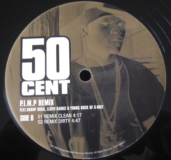 50 Cent Feat. Snoop Dogg, Lloyd Banks & Young Buck Of G-Unit* : P.I.M.P. (Remix) (12", Promo)