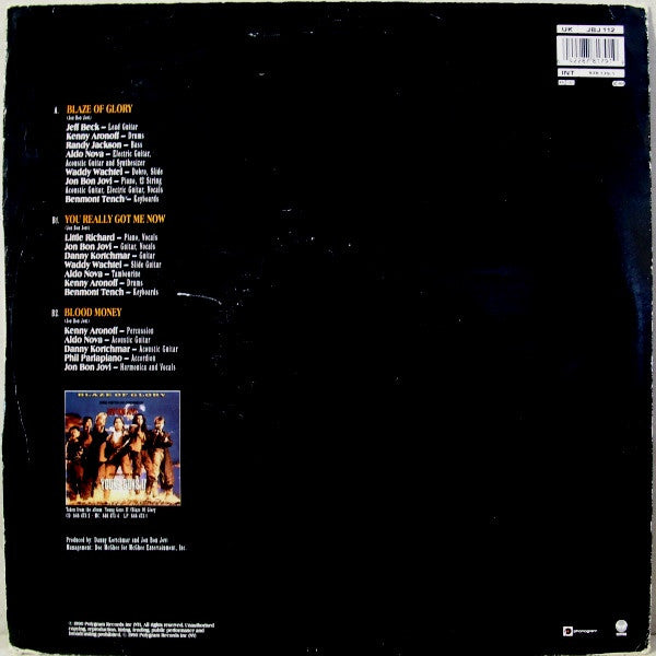 Jon Bon Jovi : Blaze Of Glory (12")