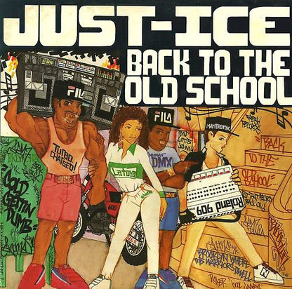 Just-Ice : Back To The Old School (LP, Album, Promo)