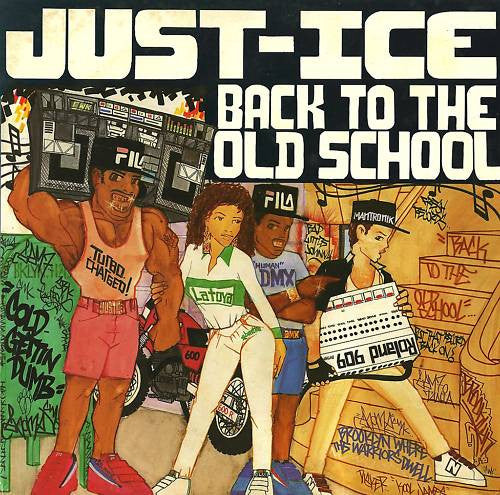 Just-Ice : Back To The Old School (LP, Album, Promo)
