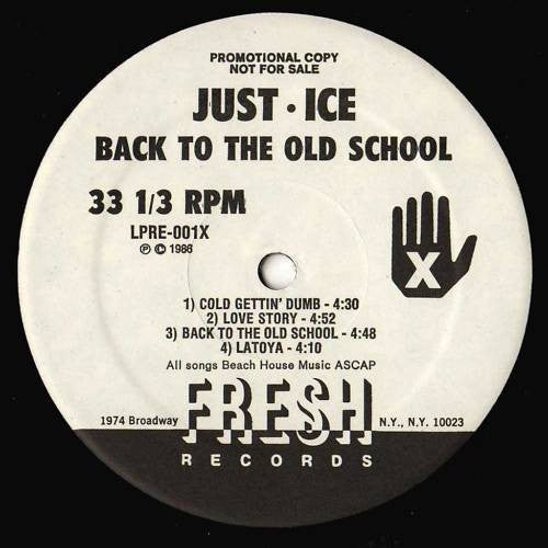 Just-Ice : Back To The Old School (LP, Album, Promo)