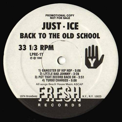 Just-Ice : Back To The Old School (LP, Album, Promo)