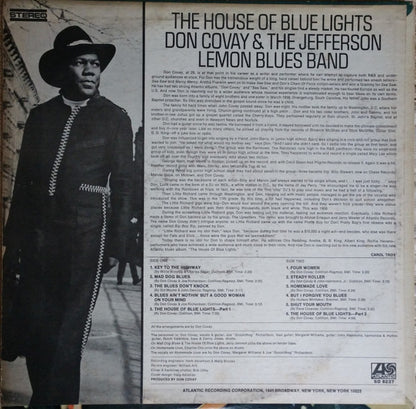 Don Covay And The Jefferson Lemon Blues Band : The House Of Blue Lights (LP, Album, Mono, Promo, Col)