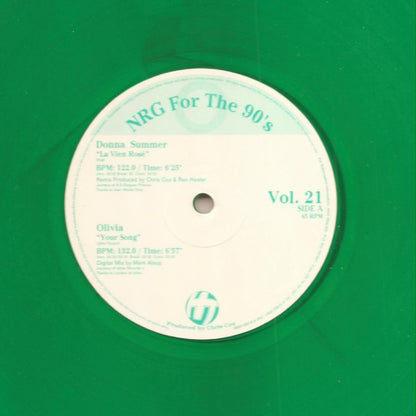 Various : NRG For The 90's Volume 21 (12", Promo, Gre)
