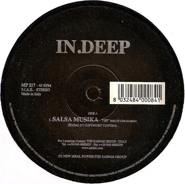 In.Deep : Salsa Musika (12")