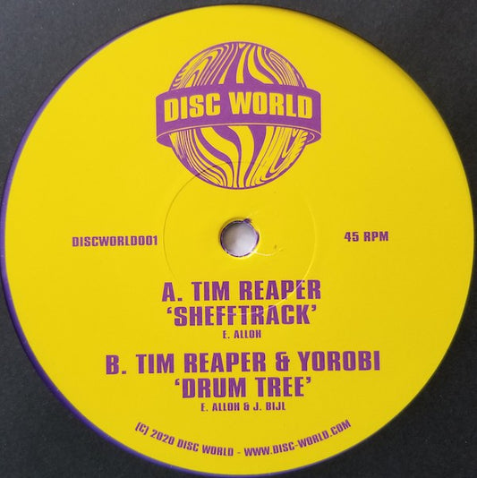 Tim Reaper & Yorobi : Shefftrack / Drum Tree (12", Pur)