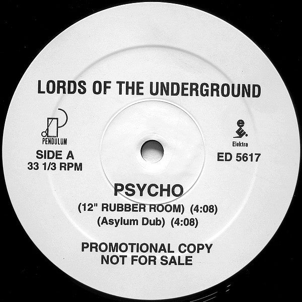 Lords Of The Underground : Psycho (12", Promo)