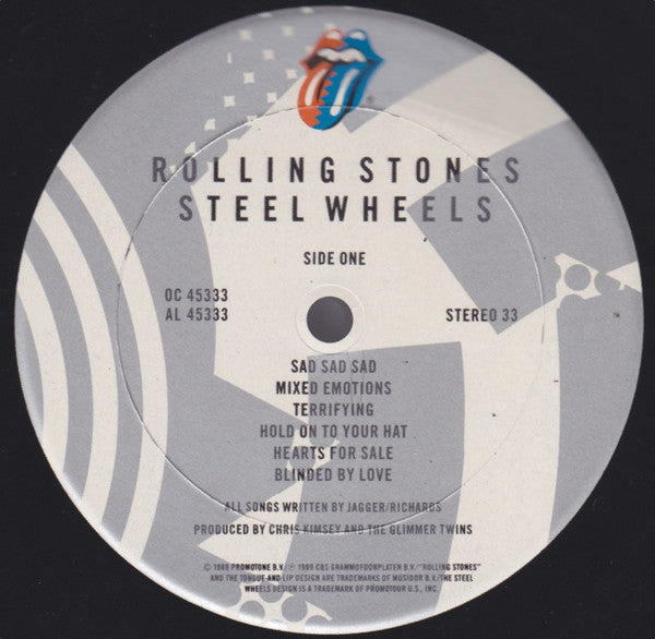 The Rolling Stones : Steel Wheels (LP, Album)