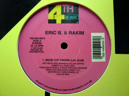 Eric B. & Rakim : Move The Crowd / Paid In Full (12", RP)