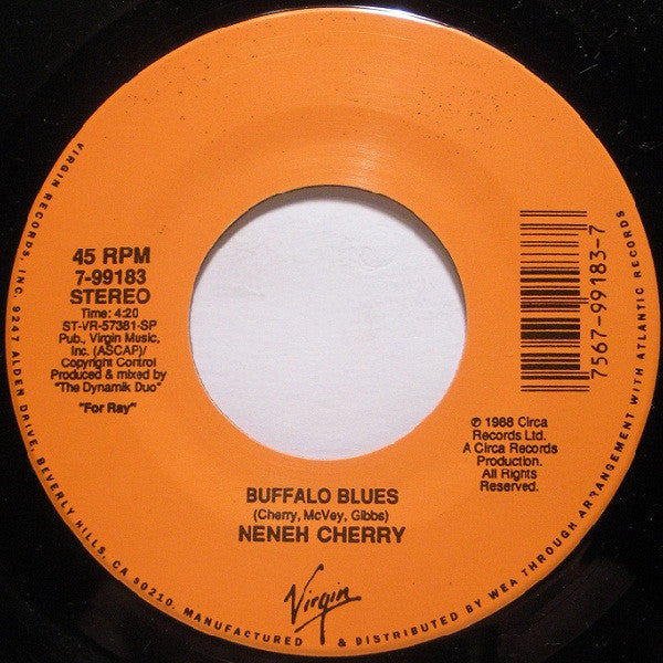 Neneh Cherry : Kisses On The Wind (7")