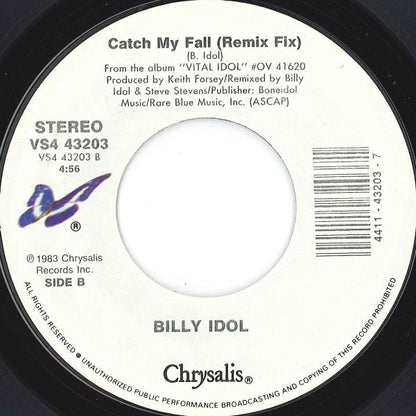 Billy Idol : Hot In The City / Catch My Fall (Remix Fix) (7", Single, RE)
