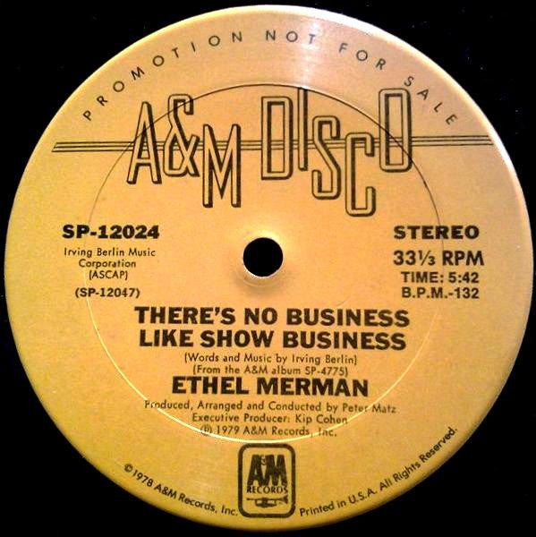 Ethel Merman : There's No Business Like Show Business (12", Promo)
