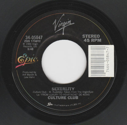 Culture Club : Move Away (7", Single)