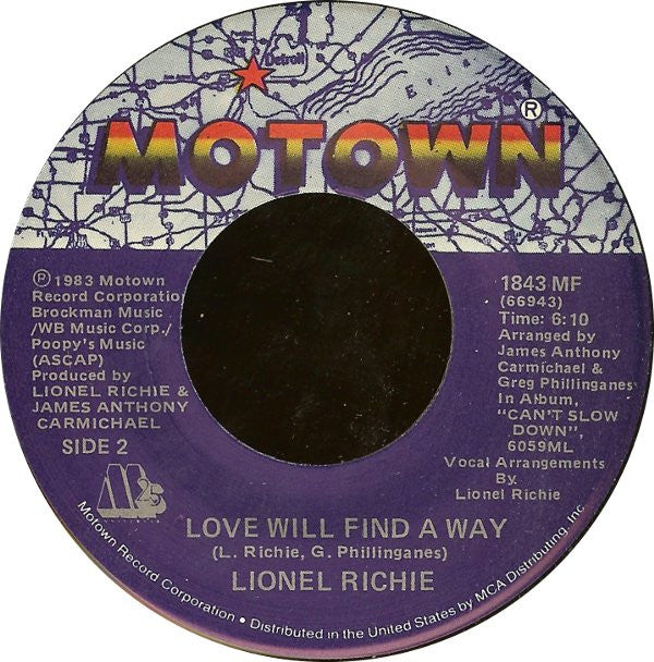 Lionel Richie : Dancing On The Ceiling (7", Single)
